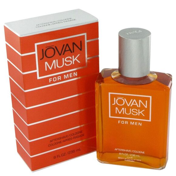 Jovan Musk After Shave Men Orange Cologne & Fragrances